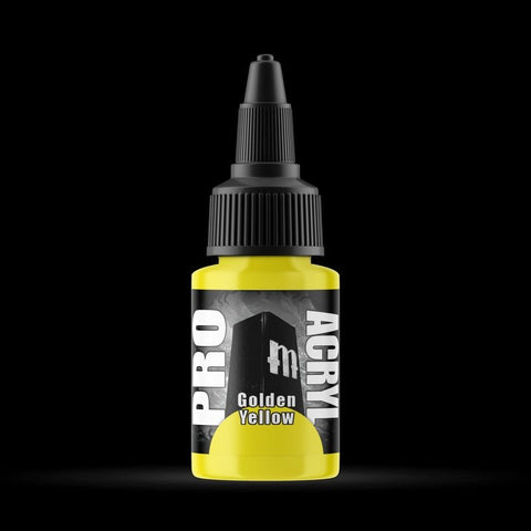 Golden Yellow - Premium Matte Acrylic Miniatures Paint - Monument Hobbies - 22 mL Dropper Bottle - Gootzy Gaming