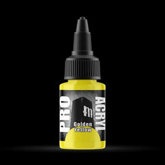 Golden Yellow - Premium Matte Acrylic Miniatures Paint - Monument Hobbies - 22 mL Dropper Bottle - Gootzy Gaming