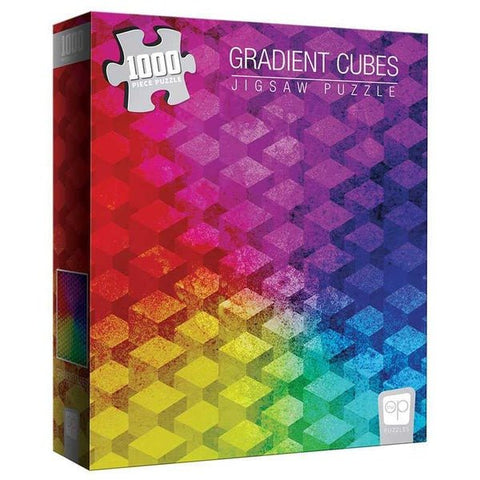 Gradient Cubes 1000 Piece Puzzle - Gootzy Gaming