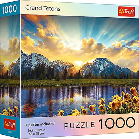 Grand Tetons 1000 Piece Puzzle - Gootzy Gaming