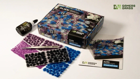 Grass Tufts - Alien Box Set - Gamers Grass - Starter Box - Gootzy Gaming