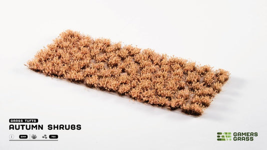 Grass Tufts - Autumn Shrubs - Gamers Grass - 75x Self Adhesives - Gootzy Gaming