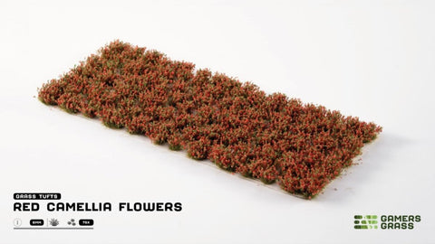 Grass Tufts - Camellia Flowers - Gamers Grass - 75x Self Adhesives - Gootzy Gaming