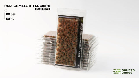 Grass Tufts - Camellia Flowers - Gamers Grass - 75x Self Adhesives - Gootzy Gaming