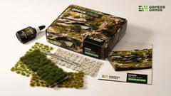Grass Tufts - Green Box Set - Gamers Grass - Starter Box - Gootzy Gaming