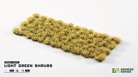 Grass Tufts - Light Green Shrubs - Gamers Grass - 75x Self Adhesives - Gootzy Gaming