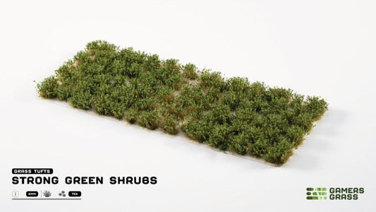 Grass Tufts - Strong Green Shrubs - Gamers Grass - 75x Self Adhesives - Gootzy Gaming