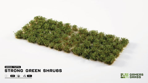 Grass Tufts - Strong Green Shrubs - Gamers Grass - 75x Self Adhesives - Gootzy Gaming