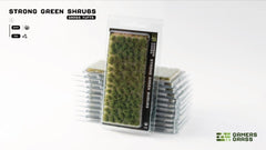 Grass Tufts - Strong Green Shrubs - Gamers Grass - 75x Self Adhesives - Gootzy Gaming