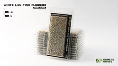 Grass Tufts - White Lily Tiny Flowers - Gamers Grass - 370x Self Adhesives - Gootzy Gaming