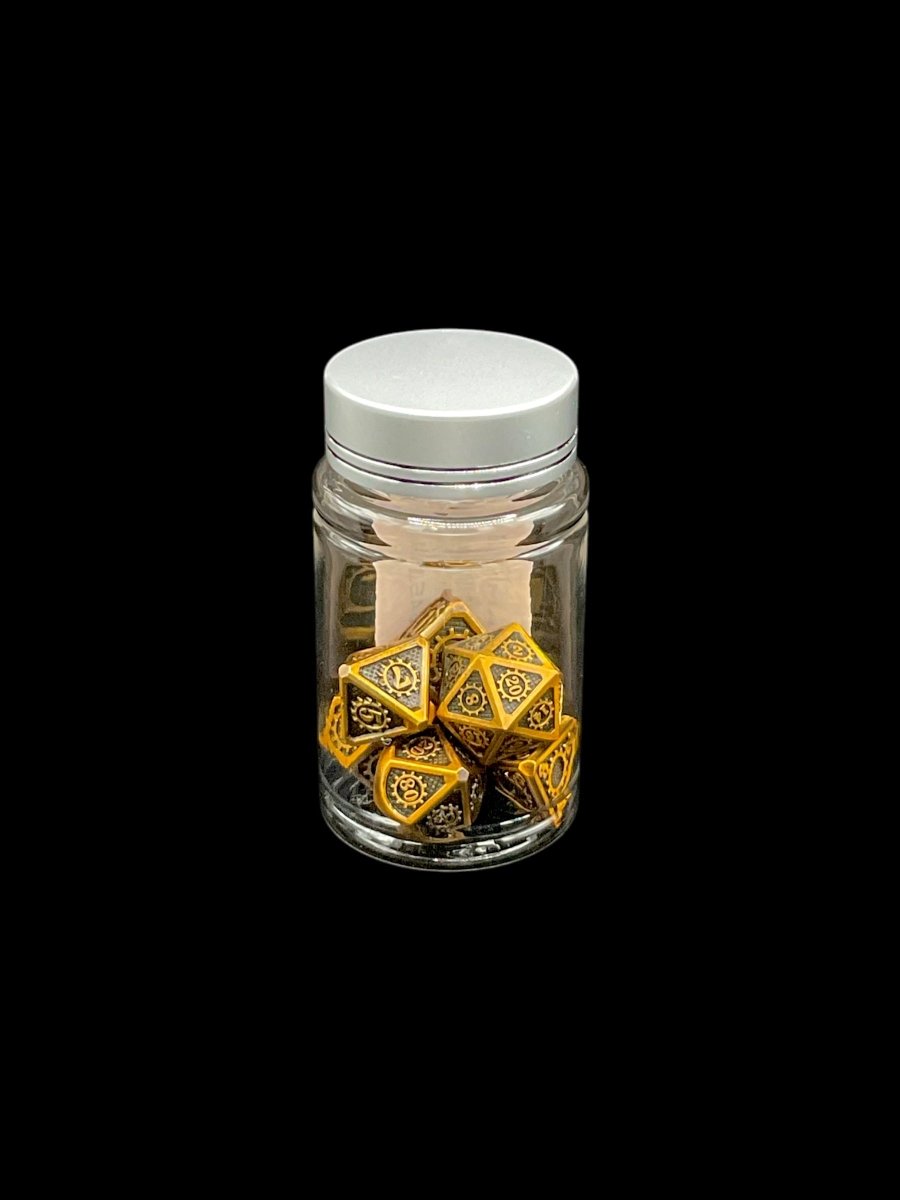 Great Gears - Metal 7 Dice Set - D&D Dice - Gootzy Gaming