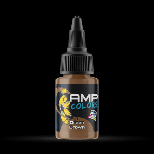 Green Brown - Premium Matte Acrylic Miniatures Paint - Monument Hobbies - 22 mL Dropper Bottle - Gootzy Gaming
