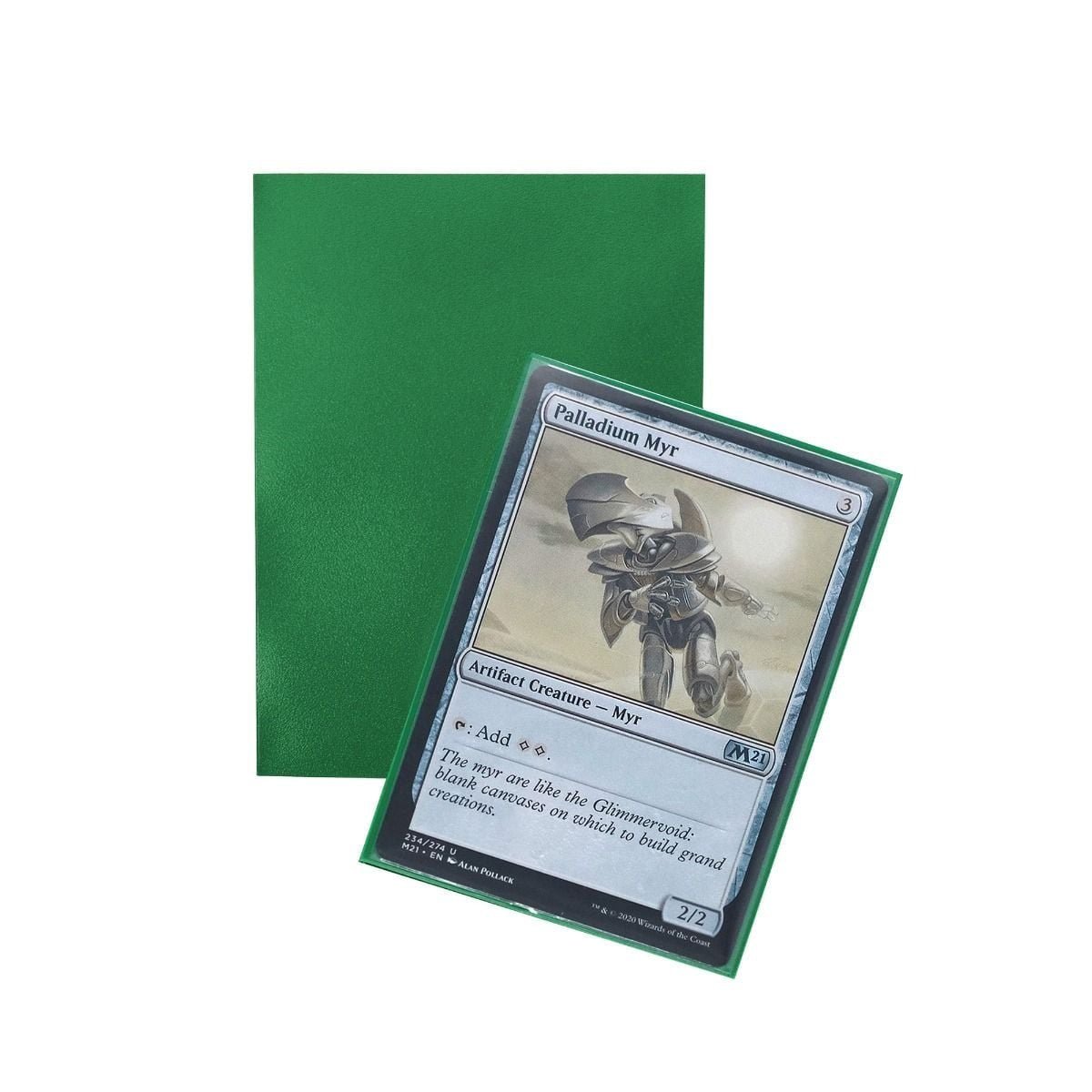 Green - Spectrum Iridian Matte Card Sleeves - 100 Count - Gootzy Gaming