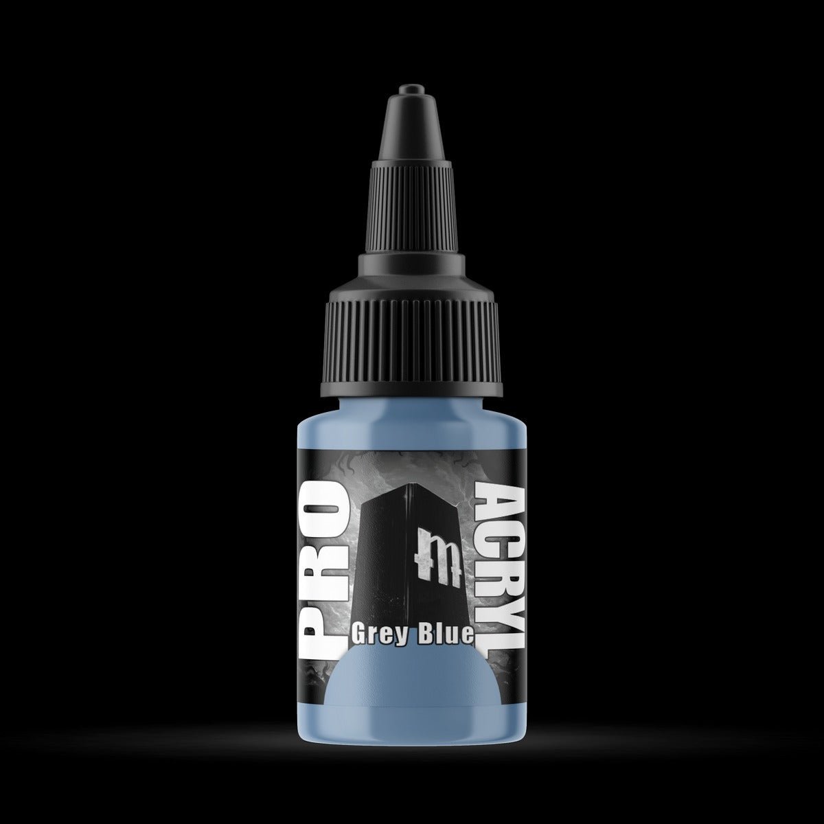 Grey Blue - Premium Matte Acrylic Miniatures Paint - Monument Hobbies - 22 mL Dropper Bottle - Gootzy Gaming