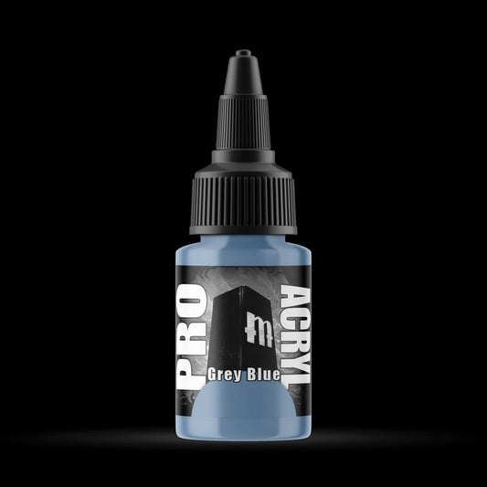 Grey Blue - Premium Matte Acrylic Miniatures Paint - Monument Hobbies - 22 mL Dropper Bottle - Gootzy Gaming