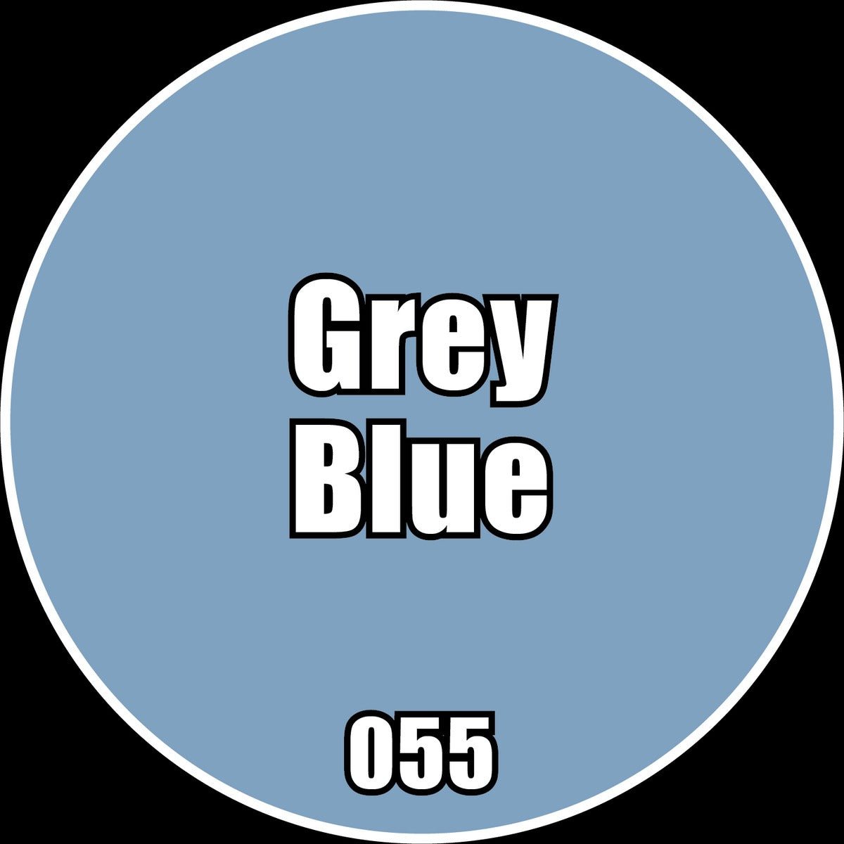 Grey Blue - Premium Matte Acrylic Miniatures Paint - Monument Hobbies - 22 mL Dropper Bottle - Gootzy Gaming
