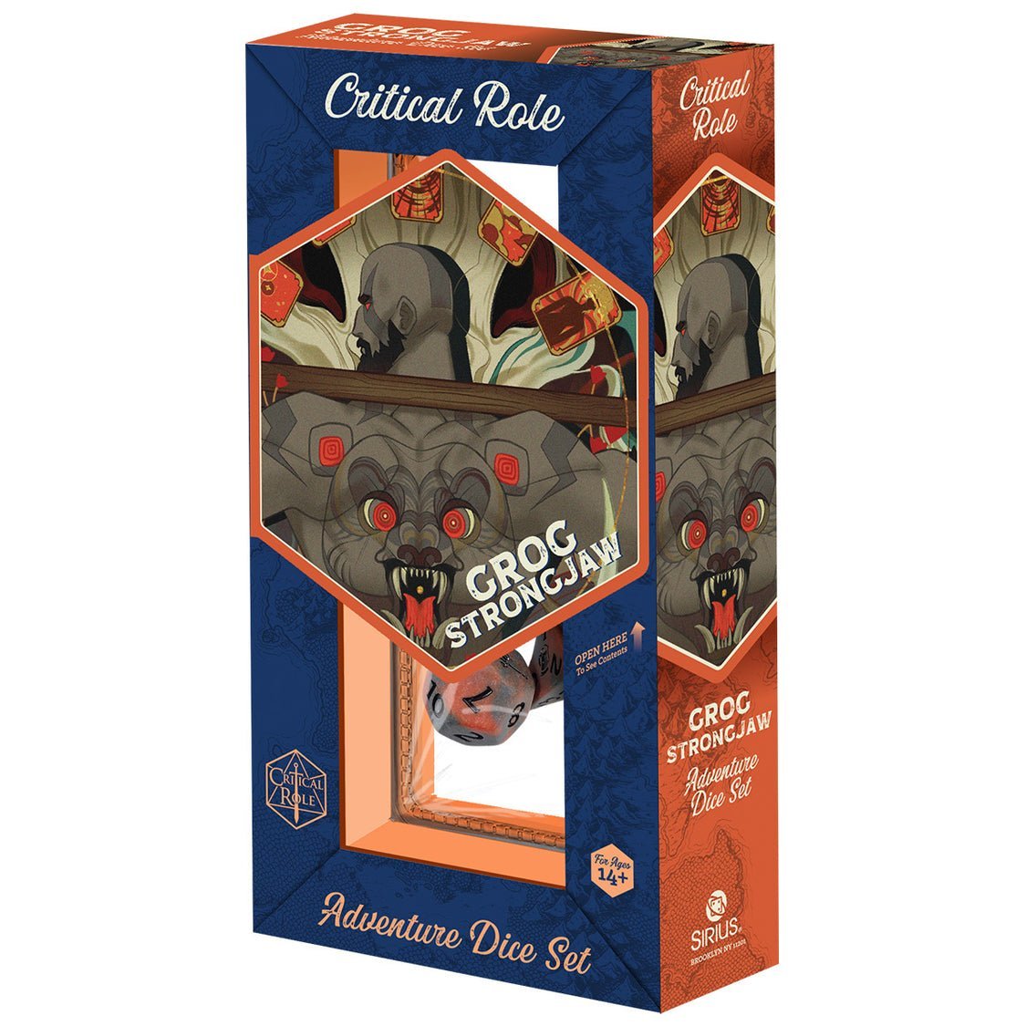 Grog Strongjaw - Critical Role: Vox Machina - Adventure Dice Set - Gootzy Gaming