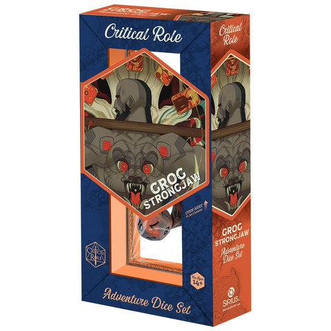Grog Strongjaw - Critical Role: Vox Machina - Adventure Dice Set - Gootzy Gaming
