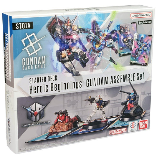 Gundam: Heroic Beginnings Gundam Assemble (ST01A) - In Store Only. Limits Apply. - Gootzy Gaming