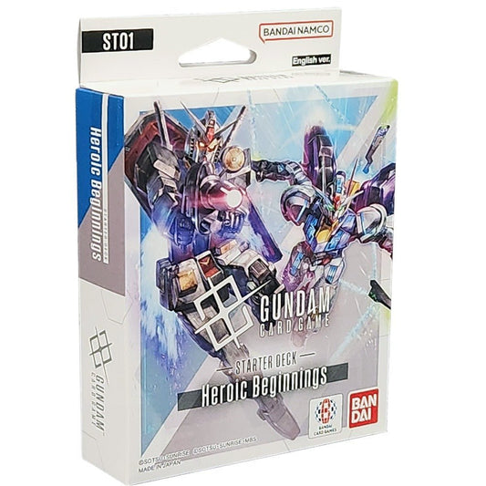 Gundam: Heroic Beginnings Starter Deck (ST01) - In Store Only. Limits Apply. - Gootzy Gaming