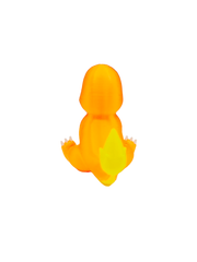 Happy Fire Dino - Plastic Poke Figurine - 2 Inch Tall 3D Printed Color Plastic Print - Gootzy Gaming