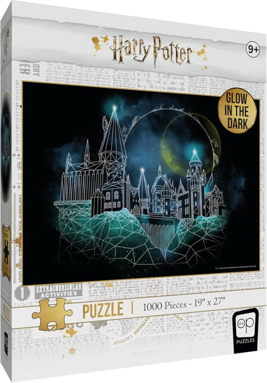 Harry Potter - Magic of Hogwarts 1000 Piece Glow in the Dark Puzzle - Gootzy Gaming