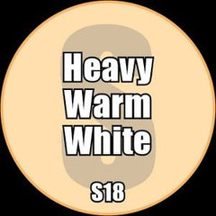 Heavy Warm White - Premium Satin Acrylic Miniatures Paint - Monument Hobbies - 22 mL Dropper Bottle - Gootzy Gaming