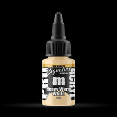 Heavy Warm White - Premium Satin Acrylic Miniatures Paint - Monument Hobbies - 22 mL Dropper Bottle - Gootzy Gaming