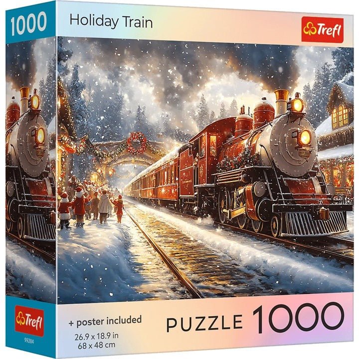 Holiday Train 1000 Piece Puzzle - Gootzy Gaming