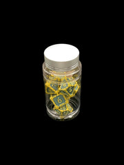 Hunter Dragonscale - Metal 7 Dice Set - D&D Dice - Gootzy Gaming