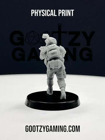 Hunter Securities: Assault Trooper 1 - Arsenal Official Miniature - SkullForge Studios - Gootzy Gaming