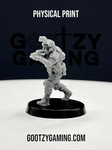 Hunter Securities: Assault Trooper 1 - Arsenal Official Miniature - SkullForge Studios - Gootzy Gaming