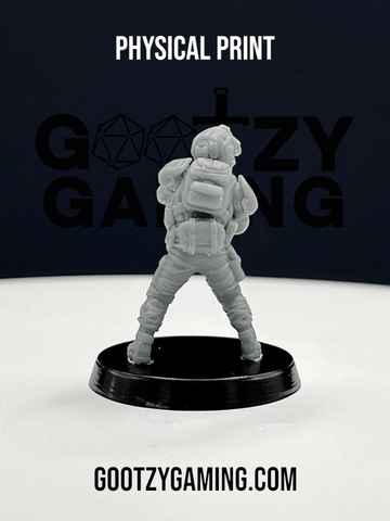 Hunter Securities: Assault Trooper 2 - Arsenal Official Miniature - Skull Forge Studios - Gootzy Gaming