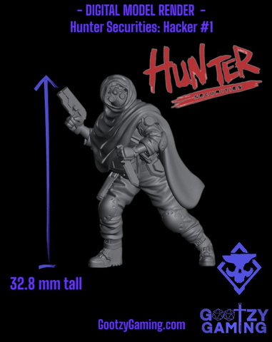Hunter Securities: Fireteam 1 - 7 Miniature Bundle - Arsenal Official Miniature - Skull Forge Studios - Gootzy Gaming