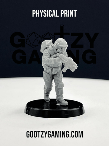 Hunter Securities: Fireteam Beta Infiltrator 1 - Arsenal Official Miniature - Skull Forge Studios - Gootzy Gaming