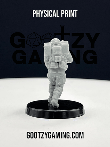 Hunter Securities: Fireteam Beta Infiltrator 1 - Arsenal Official Miniature - Skull Forge Studios - Gootzy Gaming