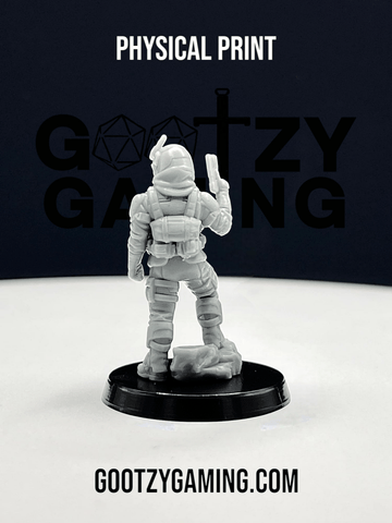 Hunter Securities: Fireteam Beta MCV Pilot 1 - Arsenal Official Miniature - SkullForge Studios - Gootzy Gaming