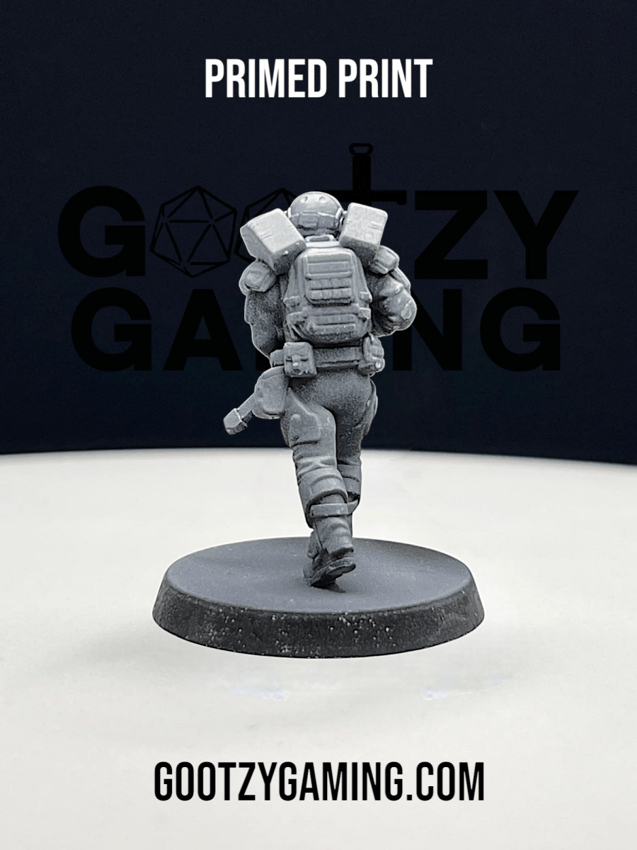 Hunter Securities: Fireteam Beta Sniper 1 - Arsenal Official Miniature - SkullForge Studios - Gootzy Gaming