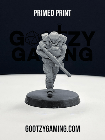 Hunter Securities: Fireteam Beta Sniper 1 - Arsenal Official Miniature - SkullForge Studios - Gootzy Gaming