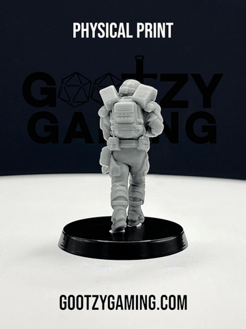 Hunter Securities: Fireteam Beta Sniper 1 - Arsenal Official Miniature - SkullForge Studios - Gootzy Gaming