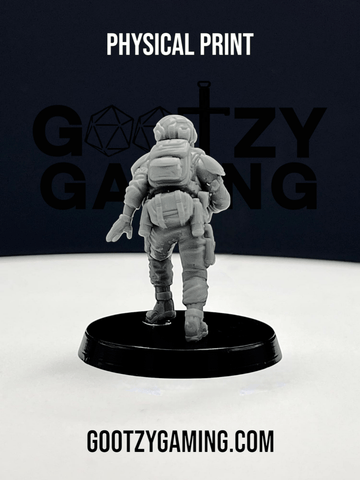 Hunter Securities: Recon 1 - Arsenal Official Miniature - Skull Forge Studios - Gootzy Gaming