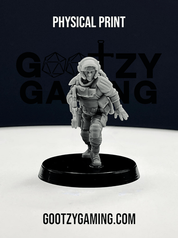 Hunter Securities: Recon 1 - Arsenal Official Miniature - Skull Forge Studios - Gootzy Gaming