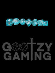 Ice Magic - Liquid Core 7 Dice Set - D&D Dice - Gootzy Gaming