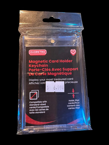 Magnetic Card Holder Keychain