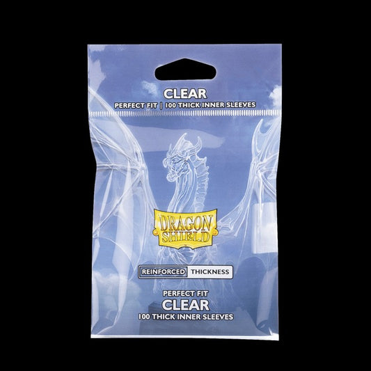 Dragon Shield Perfect Fit THICK / Hard Inner Card Sleeves (2025)- Clear