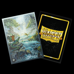 Dragon Shield Dual Matte Art Card Sleeves - MTG Landfall Series- Misty Rainforest