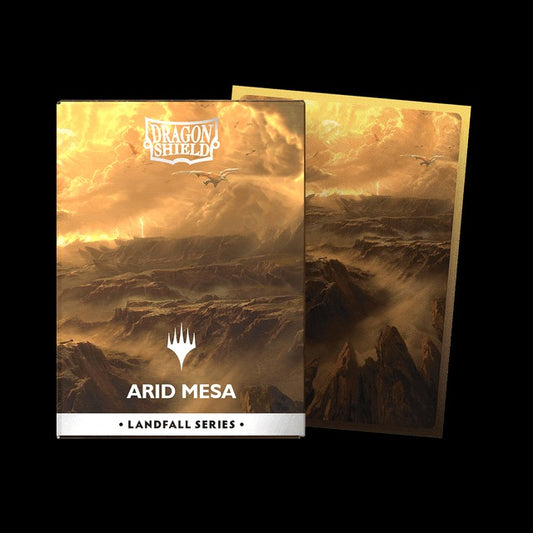 Dragon Shield Dual Matte Art Card Sleeves - MTG Landfall Series- Arid Mesa