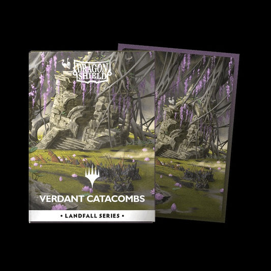 Dragon Shield Dual Matte Art Card Sleeves - MTG Landfall Series- Verdant Catacombs