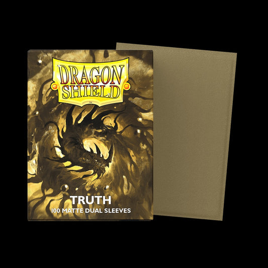 Dragon Shield Dual Matte Card Sleeves - Truth (Gold)