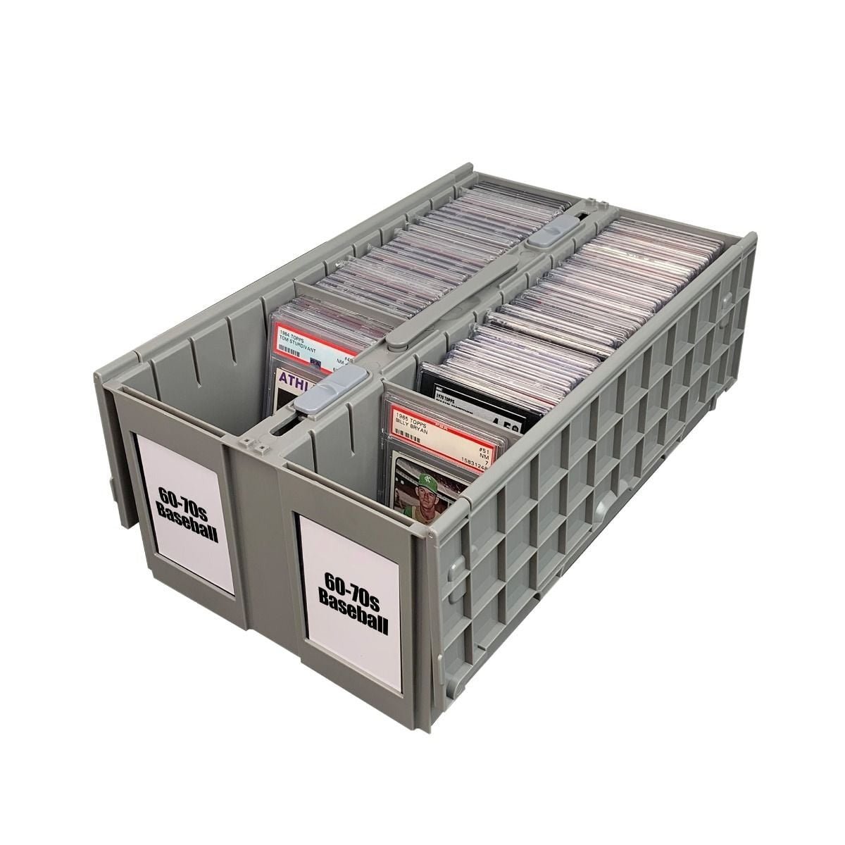 *** In Store Only *** 2 Row Graded Card Bin - Gray *** In Store Only *** - Gootzy Gaming